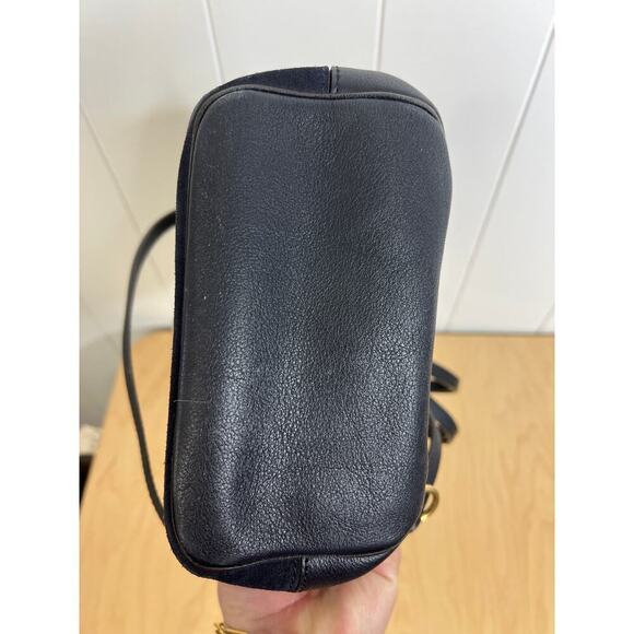 Chloe Rare Navy Blue Suede Gold Studded Faye Mini Backpack/Shoulder Bag - Picture 5 of 11